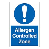 Allergen Controlled Zone - Portrait