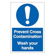 Prevent Cross Contamination Wash Your Hands - Portrait