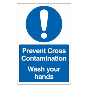 Prevent Contamination Wash Hands - Portrait