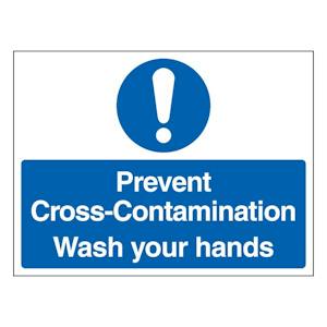 Prevent Contamination Wash Hands - Landscape