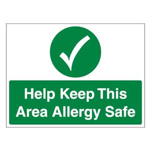 Help Keep This Area Allergy Safe - Landscape