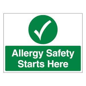 Allergy Safety Starts Here - Landscape