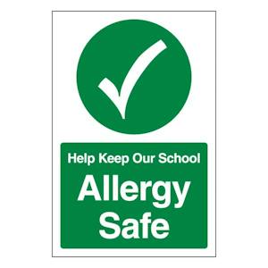 Help Keep Our School Allergy Safe - Portrait