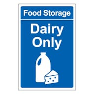 Food Storage Dairy Only - Portrait
