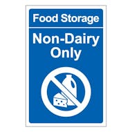 Food Storage Non-Dairy Only - Portrait