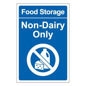 Food Storage Non-Dairy Only - Portrait