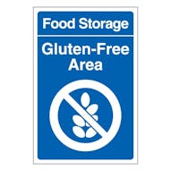 Food Preparation Gluten-Free Area - Portrait