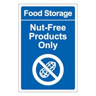 Food Storage Nut-Free Products Only - Portrait