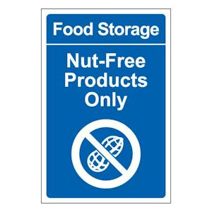 Food Storage Nut-Free Products Only - Portrait