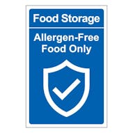 Food Storage Allergen-Free Food Only - Portrait