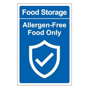 Food Storage Allergen-Free Food Only - Portrait