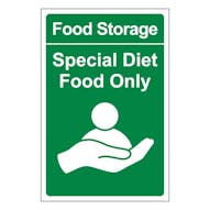 Food Storage Special Diet Food Only - Portrait