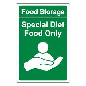Food Storage Special Diet Food Only - Portrait