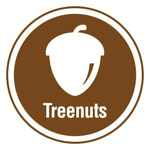 Treenuts Allergen - 25mm Stickers