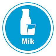 Milk Allergen - 25mm Stickers