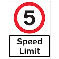 5 MPH Speed Limit