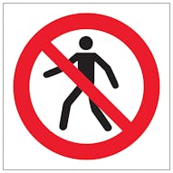 Symbol Only Prohibition Signs