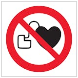No Pacemakers Symbol