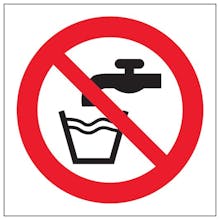 Not Drinking Water Symbol