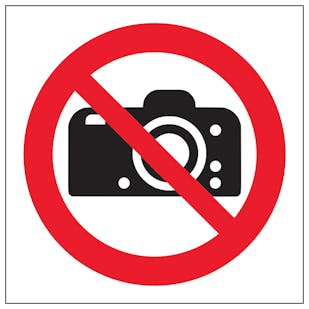 No Cameras Symbol