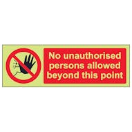 GITD No Unauthorised Persons