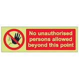 GITD No Unauthorised Persons