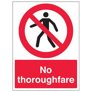 No Thoroughfare - Portrait