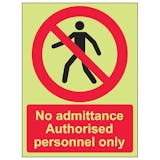 GITD No Admittance Authorised Personnel