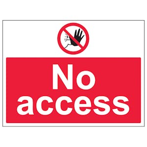 No Access - Large Landscape