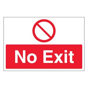 General No Exit - Large Landscape