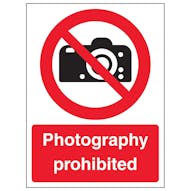 No Cameras - Portrait