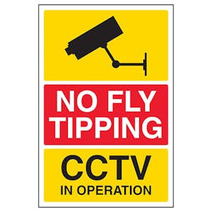 No Fly Tipping / CCTV In Operation