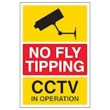 No Fly Tipping / CCTV In Operation