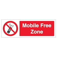 Mobile Free Zone - Landscape