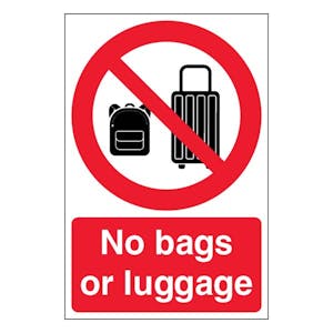 No Bags Or Luggage - Portrait