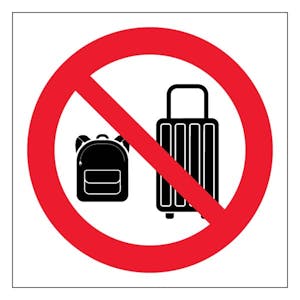 No Bags Or Luggage - Portrait - Symbol