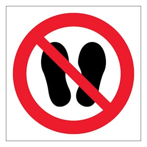 Do Not Stand Here - Symbol Only