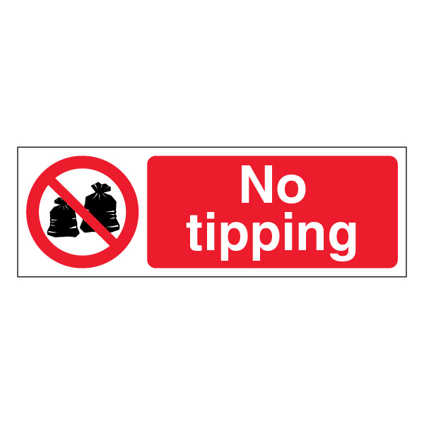 Not Tooting Sign No Tipping sign from SafetySigns4Less
