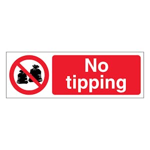 No Tipping - Slim Landscape