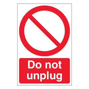 Do Not Unplug - Portrait