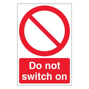 Do Not Switch On - Portrait
