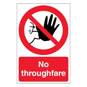 No Throughfare - Portrait