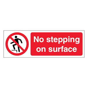 No Stepping On Surface - Slim Landscape