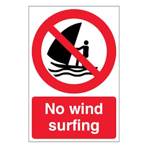 No Wind Surfing - Portrait