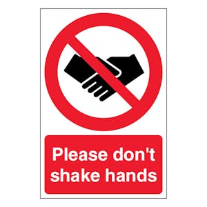Please Don't Shake Hands - Portrait
