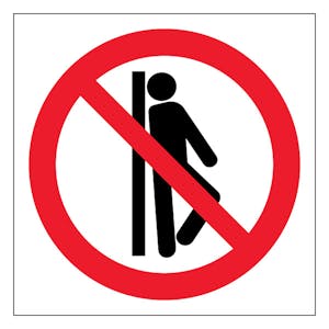 Do Not Lean - Symbol Only