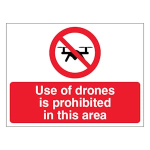 Use Of Drones Is Prohibited In This Area - Landscape