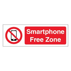 Smartphone Phone Free Zone - Slim Landscape
