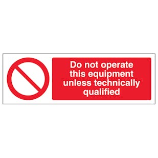 Do Not Operate This Equipment Unless - Landscape
