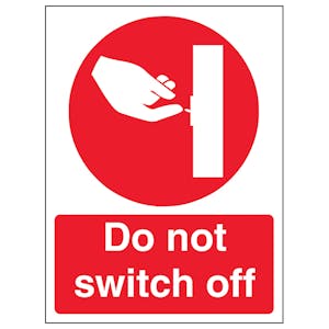 Do Not Switch Off - Magnetic